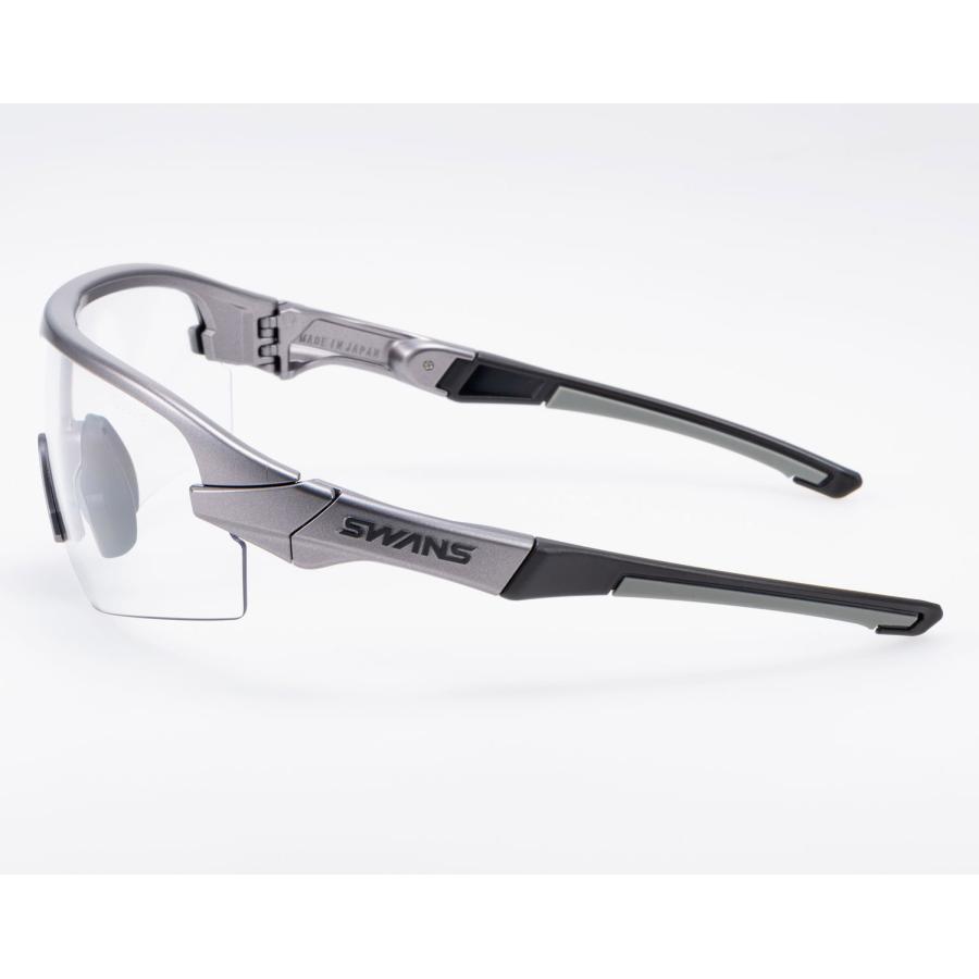 スワンズ SWANS STRIX D.A. 調光レンズモデル STX DA-0066 MGMR マットガンメタリック サングラス メンズ レディース 自転車 ランニング 熱中症対策_3