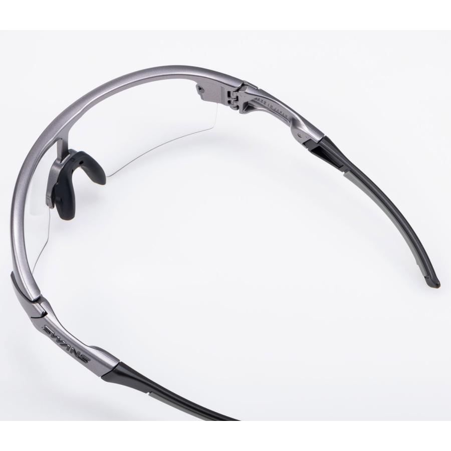 スワンズ SWANS STRIX D.A. 調光レンズモデル STX DA-0066 MGMR マットガンメタリック サングラス メンズ レディース 自転車 ランニング 熱中症対策_4