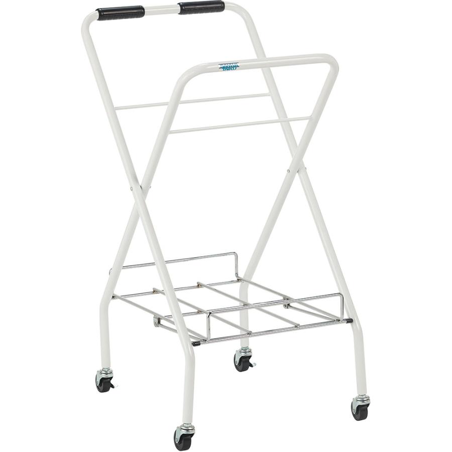 三和体育 バスケット ボールバスケットキャリー 折タタミ式 学校 体育 授業 部活動 クラブ活動 スポーツクラブ 器具 備品 用具 用品 練習時 専用キャリー 収納 片付け 移動  S8020 SANWA TAIKU 三和体育 ボールバスケットキャリー 折タタミ式 学校 体育