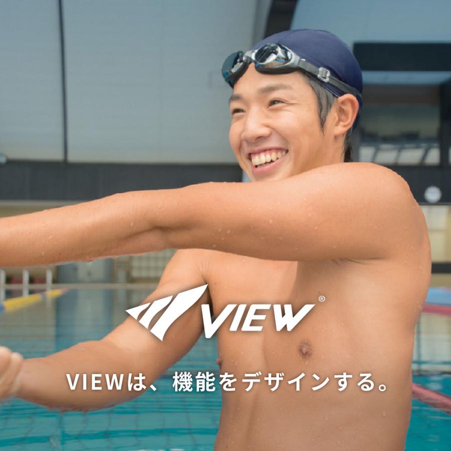 VIEW ビュー SWIPE フィットネス スイミングゴーグル ミラーモデル V630SAM BKDSL｜spg-sports｜07