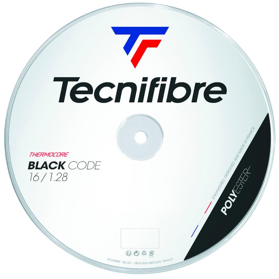 テクニファイバー Tecnifibre テニス BOB200MBLACKCODE1.18 ブラック 硬式テニス ストリング ガット 部活 クラブ サークル メンテナンス ラケット 練習 試合 トレーニング  04RBL128XB Tecnifibre（テクニファイバー） Tecnifibre BOB200MBLACKCODE1.18