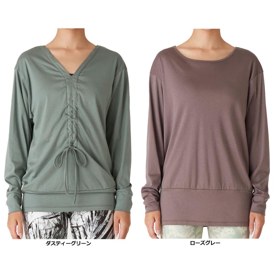 Real Stone（リアルストーン） ロングスリーブトップ 日本製 ヨガ