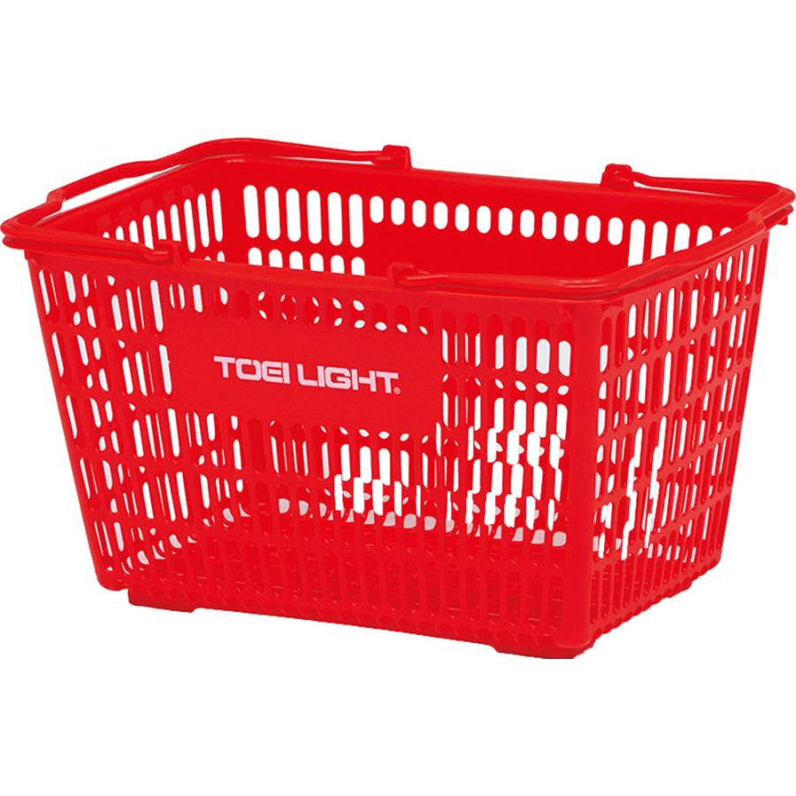 TOEI LIGHT トーエイライト トレーナーカゴ 赤 レッド ボールかご プラ