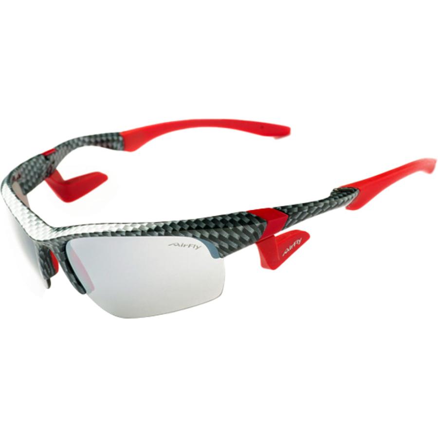 エアフライ Airfly 鼻パッドのないスポーツサングラス AF-101 C-6 CARBON STYLE カーボン調 メガネ 熱中症対策 フィット 軽量 くもりにくい 鼻骨 眼鏡  AF101C6 AirFly エアフライ Airfly 鼻パッドのないスポーツサングラス AF-101 C