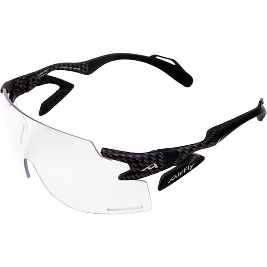 エアフライ Airfly 鼻パッドのないスポーツサングラス AF-301 C-33BK 調光レンズ UVカット率99以上 大型 自転車 前傾姿勢 視界 確保 熱中症対策 メガネ  AF301C33BK AirFly エアフライ Airfly 鼻パッドのないスポーツサングラス AF-301 C