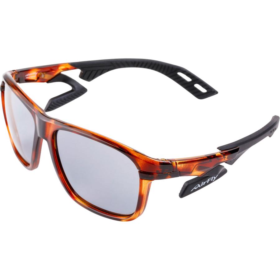 エアフライ Airfly AF-402 C-3 マルチパーパス トータスシェル/ブラウンレンズ サングラス べっこう サイドパッド 鼻パッドなし アイウェア ランニング 熱中症対策  AF402C3 AirFly エアフライ Airfly AF-402 C-3 マルチパーパス トータスシェル