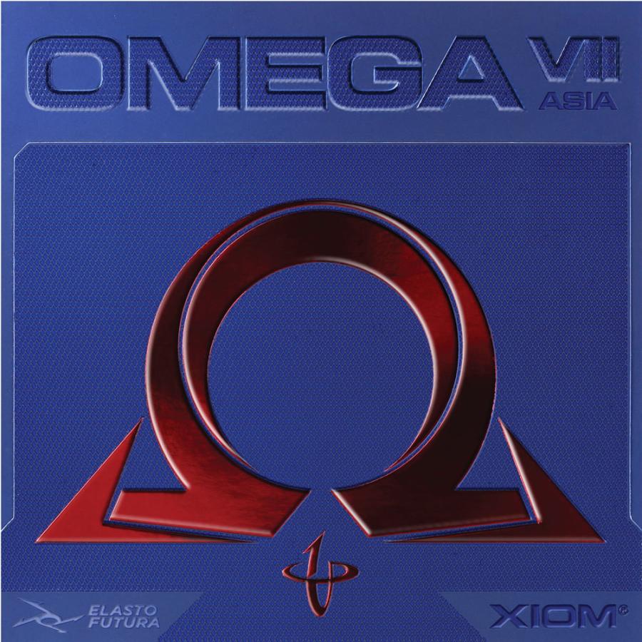 卓球ラバー　XIOM OMEGA VII ASIA MAX ブラック　2枚セット XIOM（エクシオン） オメガ VII アジア OMEGA 7 ASIA メンズ