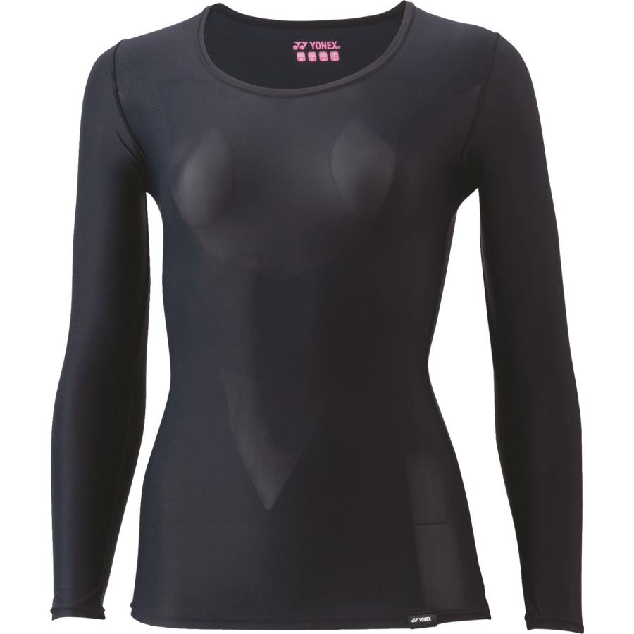 ヨネックス YONEX ウィメンズUネック長袖シャツ 機能インナー コンプレッション アスリートモデル アンダーウエア 着圧 UVカット ストレッチ 試合 トレーニング レディース  STBA1513 YONEX ヨネックス ウィメンズUネック長袖シャツ 機能インナー