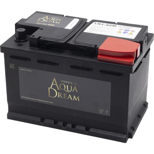 AGMバッテリー L3 LN3 互換 アイドリングストップ対応 自動車バッテリー アクアドリーム（AQUA DREAM） AGMバッテリー LN3-AGM 欧州車用DIN規格