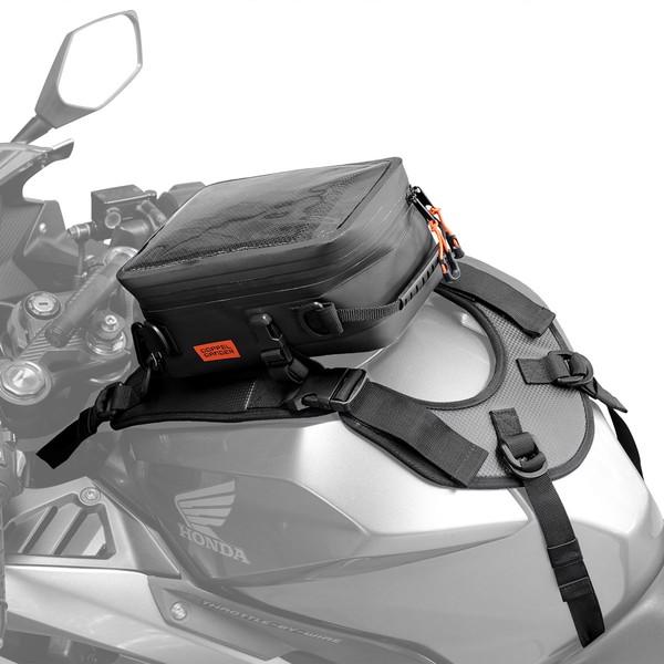 DOPPELGANGER ドッペルギャンガー DBT633-BK バイク用 ターポリン タイダウン タンクバッグ2 カラー：ブラックの画像
