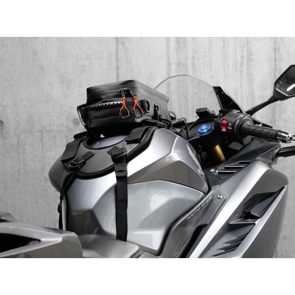 DOPPELGANGER ドッペルギャンガー DBT633-BK バイク用 ターポリン タイダウン タンクバッグ2 カラー：ブラックの画像