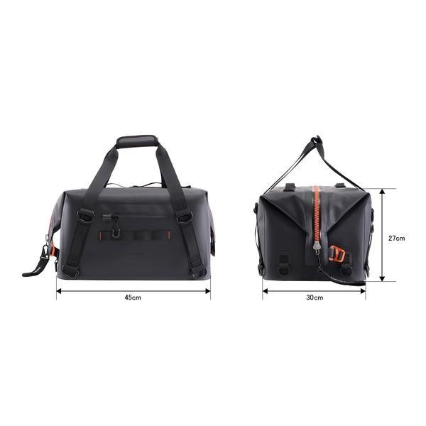 DOPPELGANGER ドッペルギャンガー DBT589-BK バイク用防水ツーリングバッグ 容量35L IPX7防水ファスナー採用 ブラックの画像