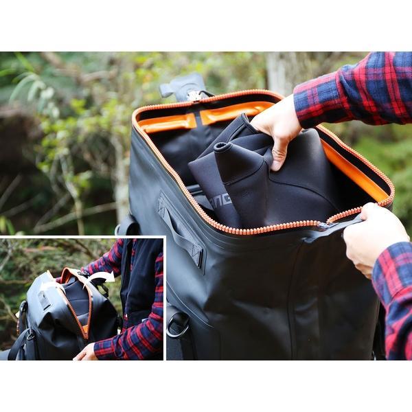 DOPPELGANGER ドッペルギャンガー DBT589-BK バイク用防水ツーリングバッグ 容量35L IPX7防水ファスナー採用 ブラックの画像