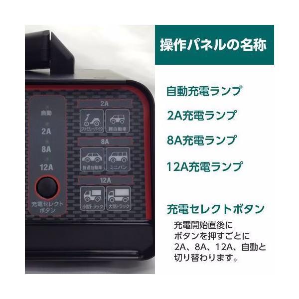 大自工業 Meltec SC-1200 バッテリー充電器 DC12V用 開放型・密閉型鉛