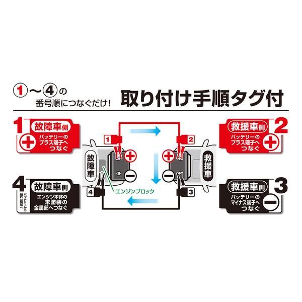 大橋産業 BAL No.1685 ブースターケーブル 12V/24V・200A・5m 適合
