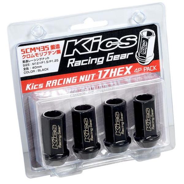 KYO-EI 協永産業 KYO-EI KRN1BK4P Kicsレーシングナット 17HEX M12 P1