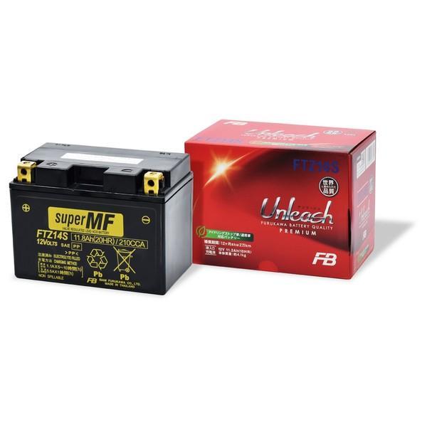 古河電池FTZ14S　新品未使用 古河電池 FURUKAWA FTZ14S シールド型 バイク用バッテリー 液入充電済