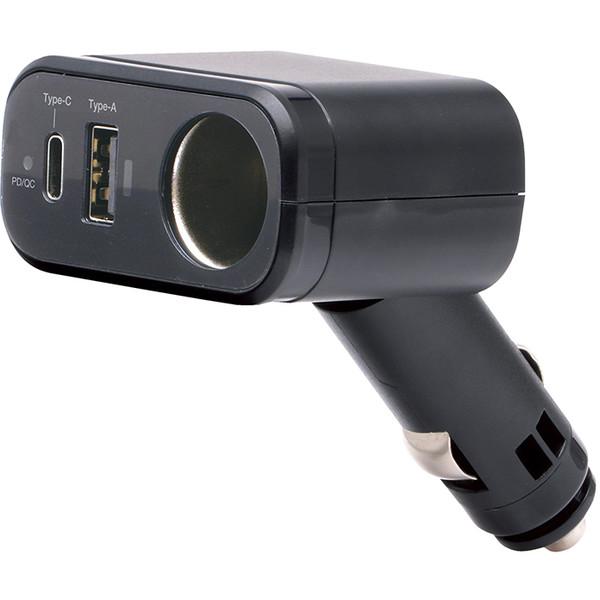 槌屋ヤック YAC ヤック ZE103 車内用品 PD30W＋USB＋ソケット