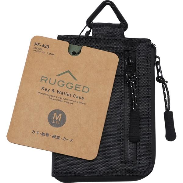 槌屋ヤック YAC ヤック PF433 車内用品 RUGGED マルチキーケースM BK