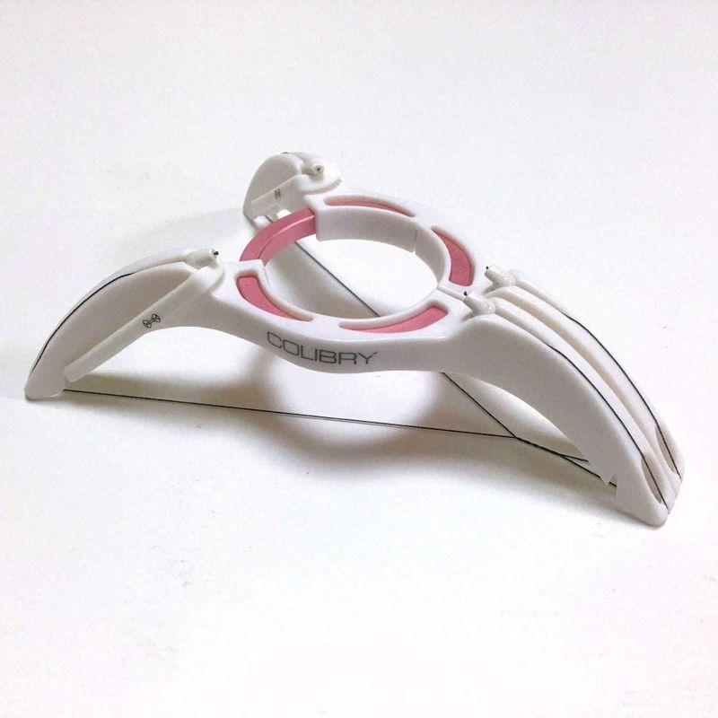 スレッディング脱毛器 COLIBRY（コリブリ）ホワイトピンク 気軽で快適な糸脱毛 エコ脱毛器 COLIBRY コリブリ ホワイトピンク 気軽で快適な糸脱毛 エコ脱毛器