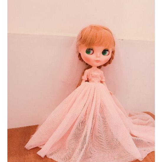 ドール・ブライス・Blythe・服[1/6Doll・ネオブライス用] ベール付き 