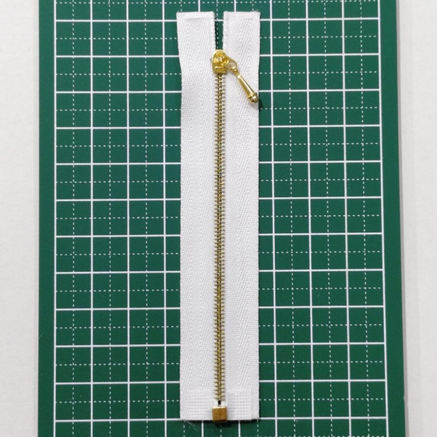 ドール用手芸用品]メタルオープンファスナー/Z130 (約10cm) : Spica