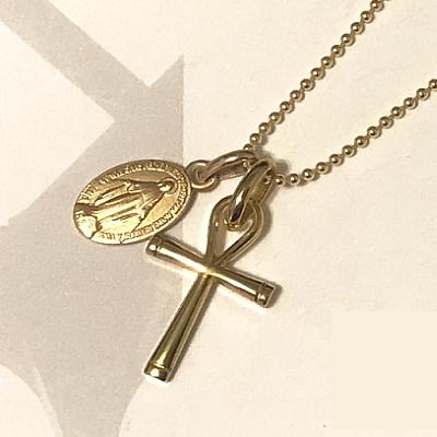 18金 アンククロス エジプト十字架 18k K18 フランス製 18金 アンククロス エジプト十字架 18k K18 フランス製