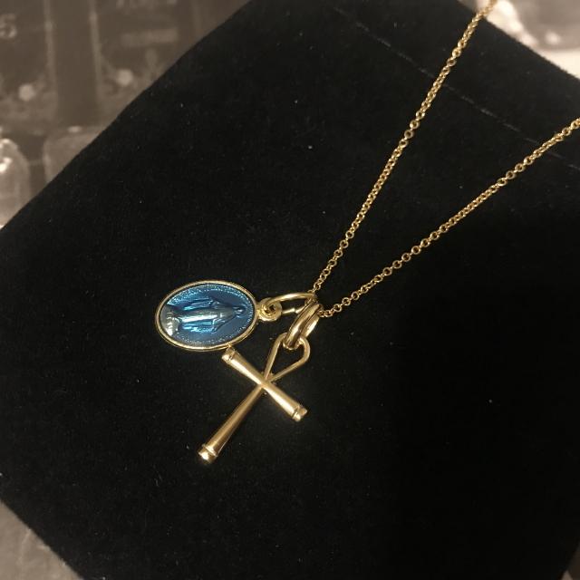 18金 アンククロス エジプト十字架 18k K18 フランス製 18金 アンククロス エジプト十字架 18k K18 フランス製