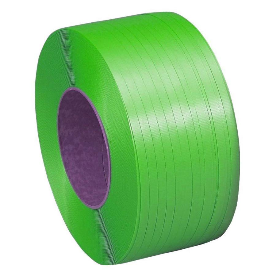 積水樹脂　PPバンド　Hタイプ　緑　1ケース(2巻入)　15.5mm×2500M