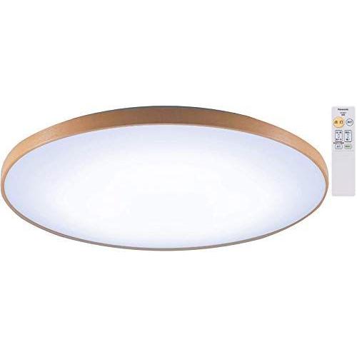パナソニック LEDシーリングライト 調光・調色タイプ リモコン付 ~8畳 ミディアムブラウン仕上 HH-CE0819AH