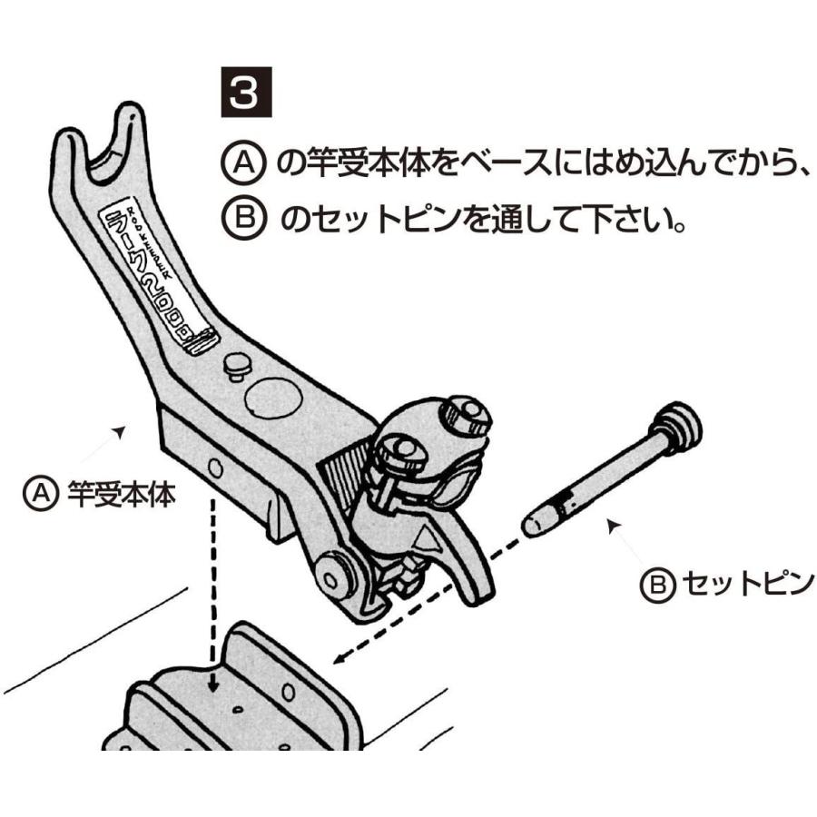 第一精工 ロッドホルダー 竿受け ラーク竿受け 2000 ボート釣り用 01020 ブラック ロッドホルダー 竿受け ラーク竿受け ボート釣り用 ブラック