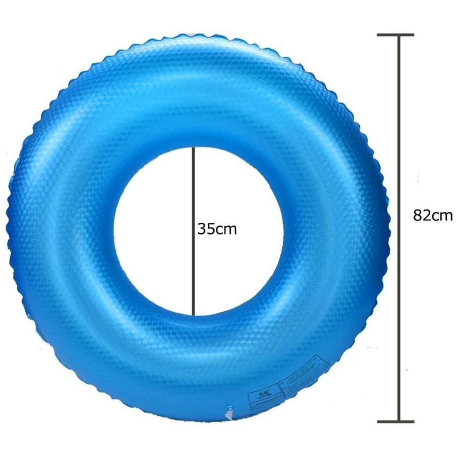 743円 ついに再販開始 浮き輪 大人用シンプルなデザイン 直径85cm 可愛い浮輪リング型 夏休み 水遊び 海 ビーチ海水浴 プールアウトドア 海フロート 青い