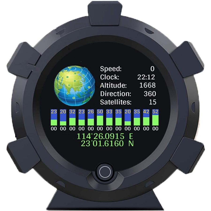 オーバーのアイテム取扱 Hudヘッドアップディスプレイ 車の傾斜計 Gpsモード搭載 車載スピードメーター 警報機能 スロープメーター 車のコンパス プロトラクター クロック 緯度経度 標高 衛星使用時間を表示 Fucoa Cl