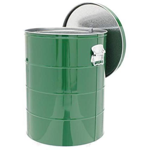渡辺金属工業 オバケツ ライスストッカー 30kg キャスター付 グリーン