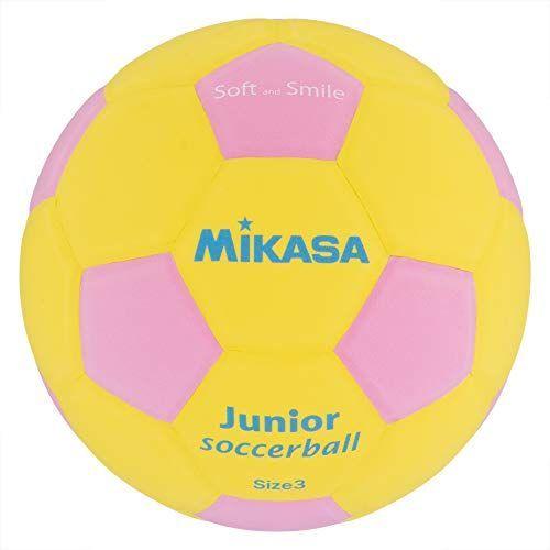 ミカサ MIKASA ジュニア 2周年記念イベントが サッカーボール 最大12%OFFクーポン 3号 スマイルサッカー イエロー 推奨内圧0.10~0 約150g ピンク SF3J-YP