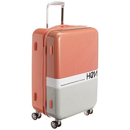 ヘム スーツケース TSAロック ジッパータイプ フラスコM 62 cm 3.2kg 39-50155 ピンク