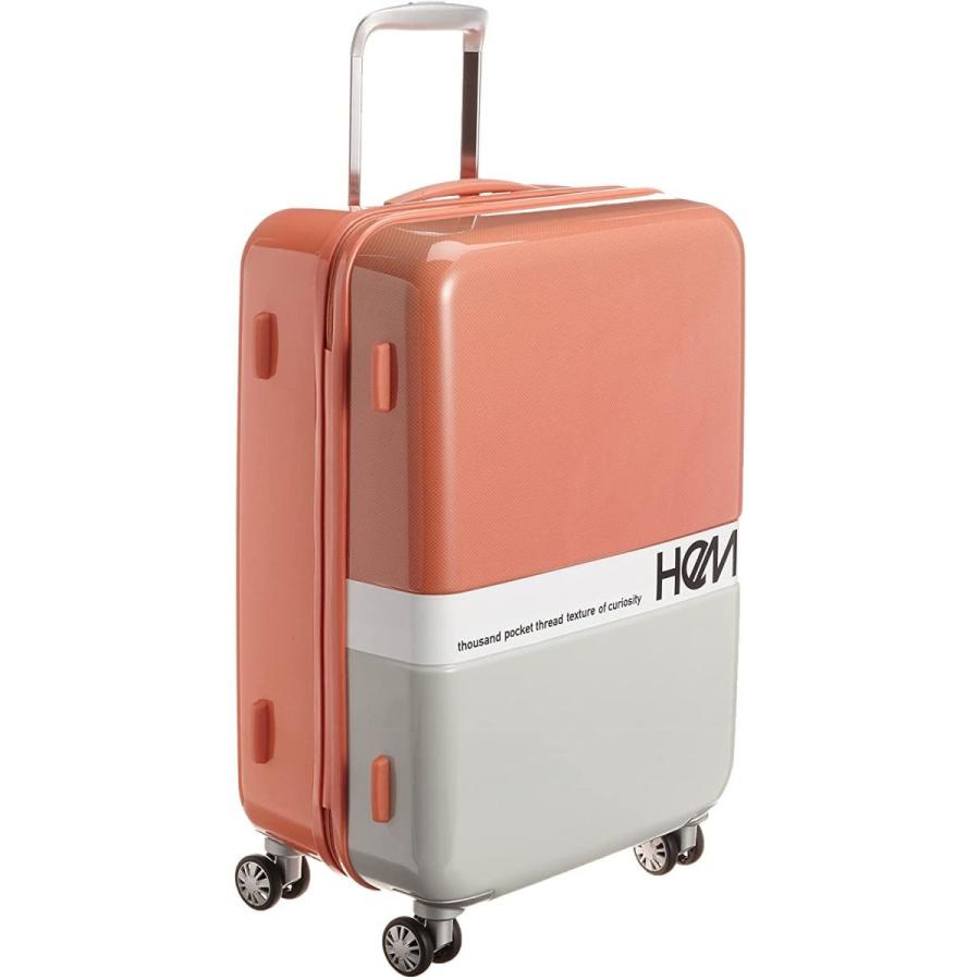 【タイムセール】 ヘム スーツケース TSAロック ジッパータイプ フラスコM 62 cm 3.2kg 39-50155 ピンク 【1885013374】(11500円)