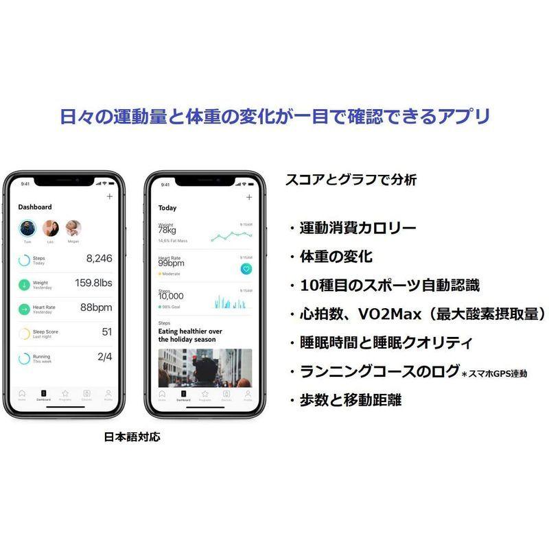 Withings Steel HR Sport フランス生まれのスマートウォッチ ホワイト 歩数 消費カロリー 心拍数 睡眠データ記録 最大 歩数 心拍数 睡眠データ記録 Steel HR Sport フランス生まれのスマートウォッチ ホワイト 消費カロリー 最大