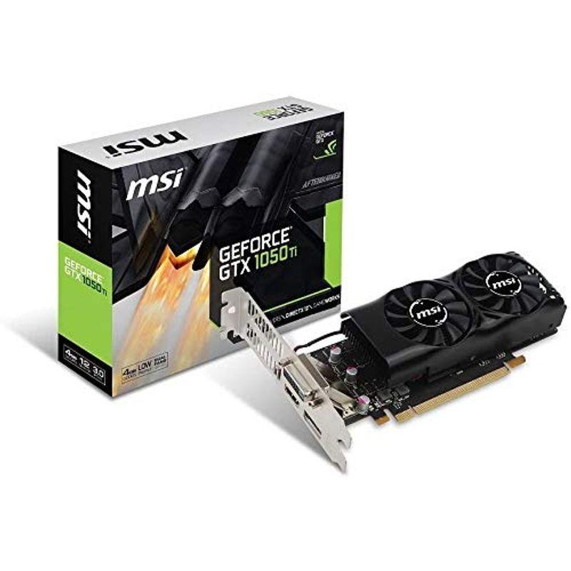 MSI GeForce GTX 1050 Ti 4GT LP グラフィックスボード LPモデル 