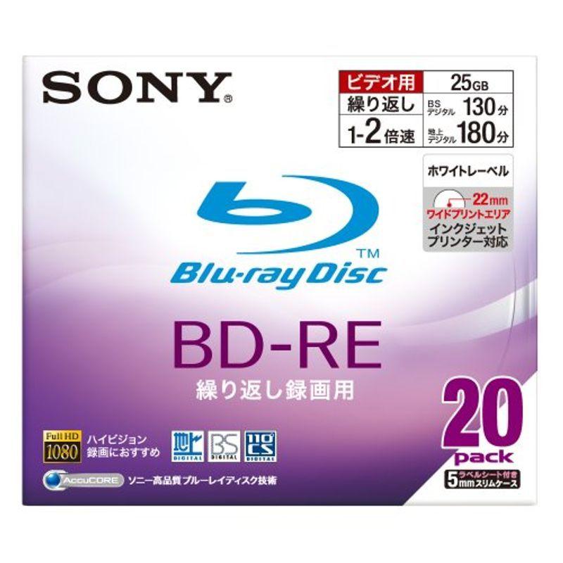 人気ブランドを Sony 日本製 ビデオ用bd Re 書換型 片面1層25gb 2倍速 プリンタブル 枚p bne1vbps2 人気絶頂 Www Aqtsolutions Com