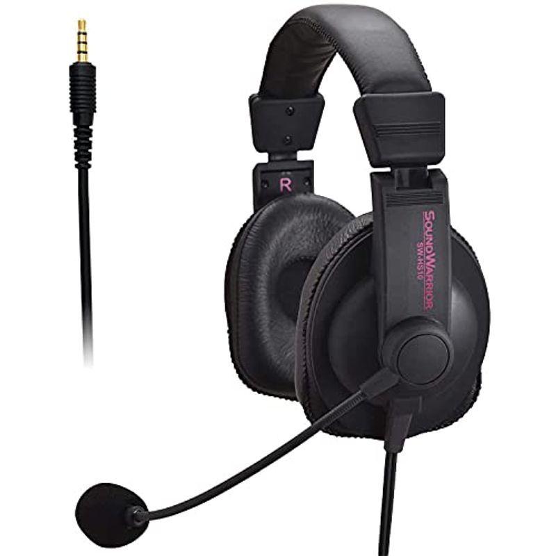 SOUND WARRIOR 本格派 高性能マイク搭載 密閉型 本格派ヘッドホン 音楽鑑賞 オンライン ゲーム ゲーミング プロ仕様ヘッドセッ