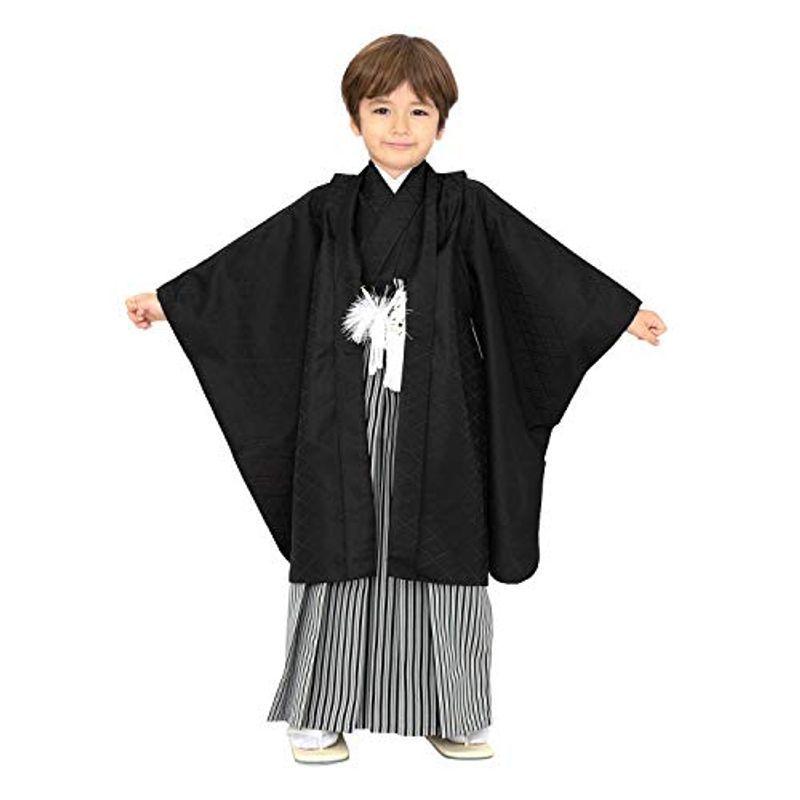 82%OFF!】 スピカ2021キョウエツ 羽織袴セット 七五三用 5歳用 着物 黒