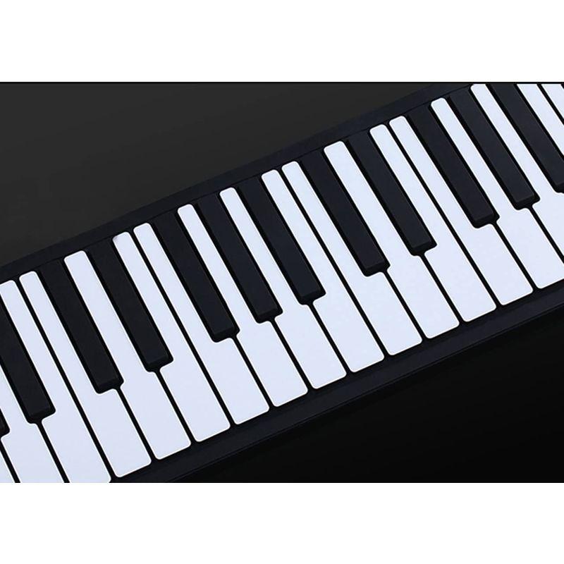 Sheny ハンドロールピアノ （88鍵） シリコン製 練習用 持ち運びロールピアノ くるくる巻けてコンパクト｜spica2021｜05