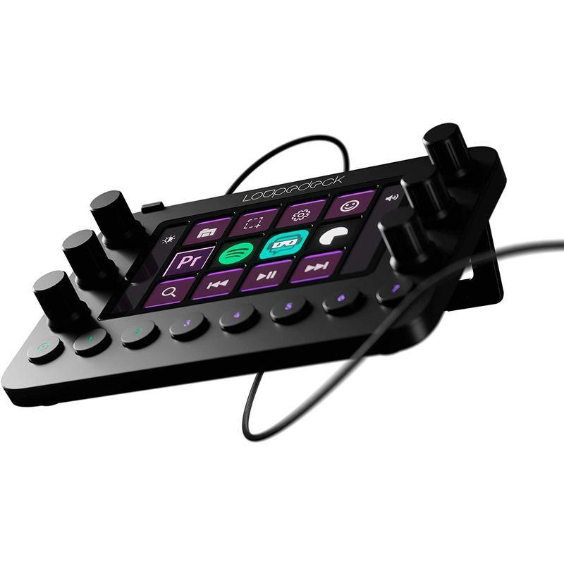 Loupedeck Live ? ライブ配信、写真、ビデオ編集用のPC接続コントローラ カスタマイズ可能なボタン ダイヤル タッチスクリーン Live ライブ配信 写真 ビデオ編集用のPC接続コントローラ カスタマイズ可能なボタン ダイヤル タッチスクリーン