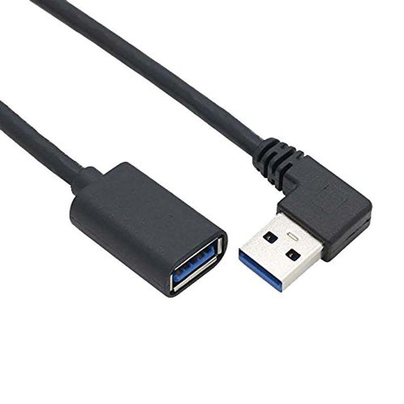 お買得 ViViSun USB 3.0 L型 左右90°方向変換ケーブル タイプAオス- 超高速 タイプAメス 限定価格セール 5Gbpsのデータ転送同期リード U