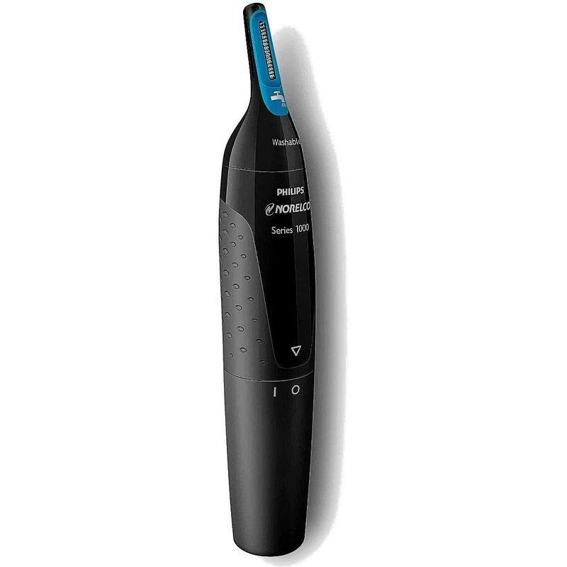Philips Norelcoシリーズ 1000 ノーズトリマー NT1700 鼻、耳、眉毛用ヘアトリミング ProtecTubeテクノロジ Philips Norelcoシリーズ ノーズトリマー NT1700 鼻 耳 眉毛用ヘアトリミング ProtecTubeテクノロジ 3mm 1/8インチ