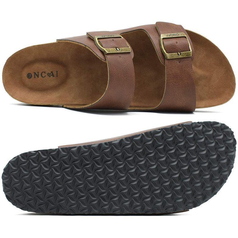 セール特価 Oncai ファッションサンダル メンズ コルクサンダル ビルコフロー アリゾナ Aw4027 ブラウン 1 26 0 Cm Discoversvg Com