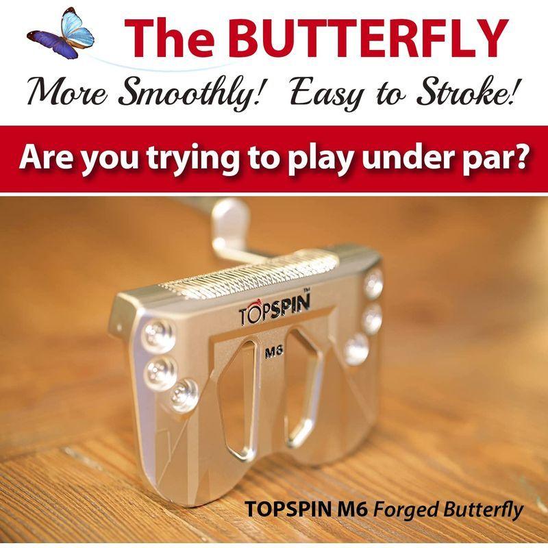 JAMESMILR (ジェームズミラー) TOPSPIN パター マレット 6 鍛造バタフライ ジェームズミラー TOPSPIN パター マレット 鍛造バタフライ