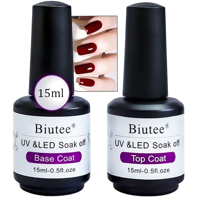 冬バーゲン Biutee ネイルベーストップコート 15ml 2点セット ジェルネイル トップコートジェル ベースコートジェル Uv Led対応 15 Wantannas Go Id