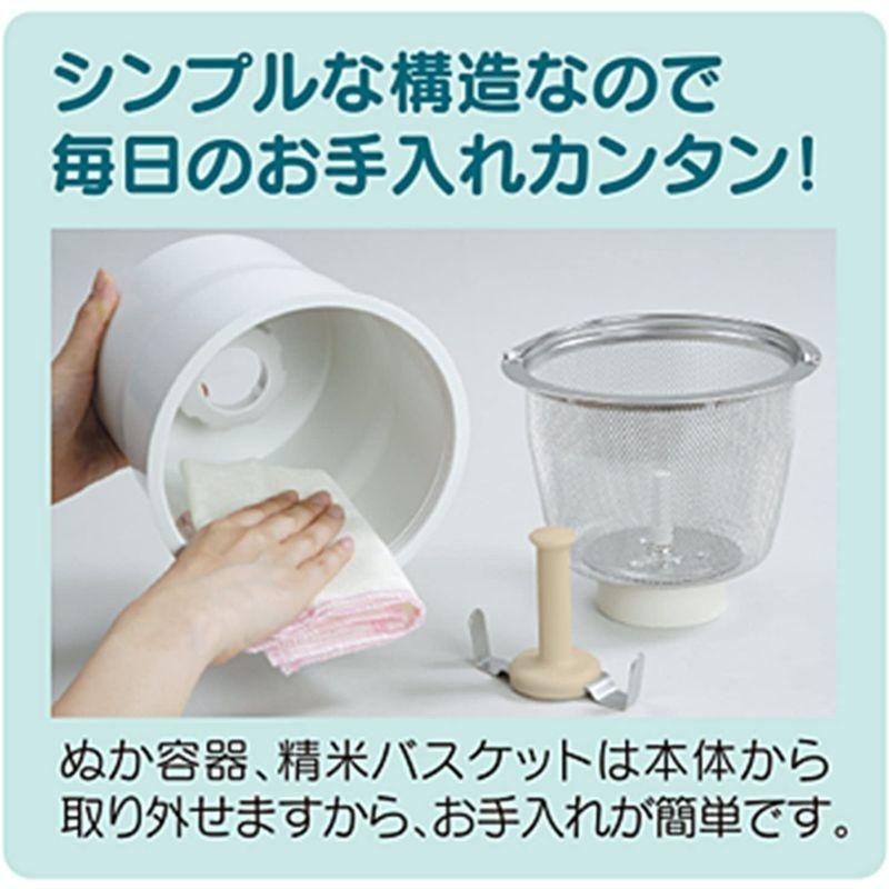 エムケー精工(MK精工) 家庭用精米機 「新鮮風味づき」 無水米とぎコース付 (1-5合) SM-500W MK精工 家庭用精米機 新鮮風味づき 無水米とぎコース付 5合 SM 500W サイズ